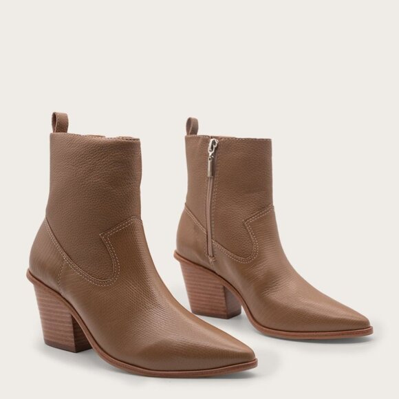 NWOT Kaanas Hague Cowboy Leather Bootie - Picture 2 of 13